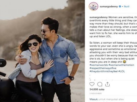 Dita Soedarjo dan Denny Sumargo/Instagram @sumargodenny