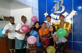 Kantor Perwakilan Bali Rayakan HUT Ke-33 Bisnis Indonesia