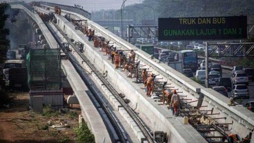 Akhir 2018, Konstruksi Proyek LRT Ditarget Rampung 55%