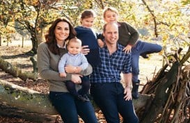 Intip Kartu Natal Kate Middleton dan Pangeran William