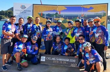 Cycling Shimanami 2018 Ajang Promosi Wisata Rote & Gorontalo di Jepang