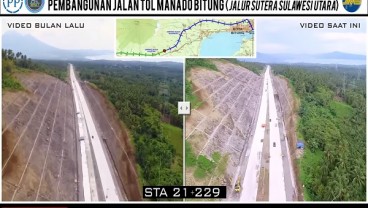 Jelang Natal, Tol Manado-Bitung Difungsikan