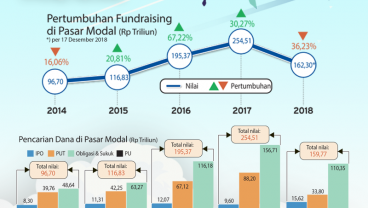 Penghimpunan Dana Pasar Modal 2018, Jumlah Banyak, tapi Nilai Kecil