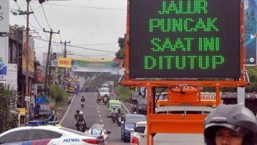 Malam Tahun Baru 2019, Jalur Puncak Ditutup Selama 12 Jam