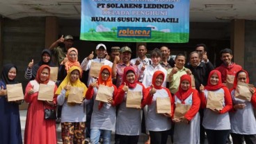 Solarens Ledindo CSR Bagikan 670 Lampu LED di Bandung