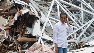 Jokowi Tinjau Lokasi Terdampak Tsunami Selat Sunda