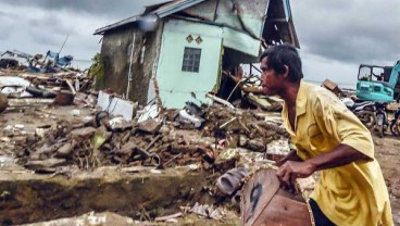 Tsunami Selat Sunda: Bantuan via Jalur Laut Mulai Masuk Banten dan Lampung