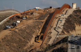Presiden Trump Sabar Menunggu Anggaran Pembangunan Tembok Perbatasan