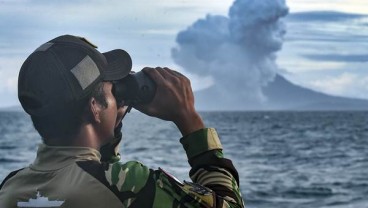 Status Terkini Gunung Anak Krakatau Masih Level Siaga