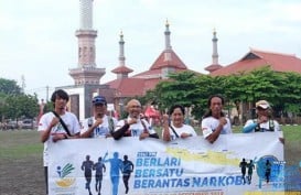 Kampanyekan antinarkoba, Pelari Gaek Berlari 1.000 kilometer dari GWK ke GBK