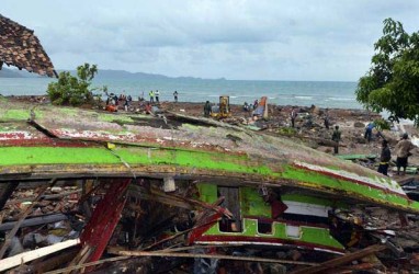 Nelayan Teluk Kiluan Korban Tsunami Harapkan Bantuan Perahu