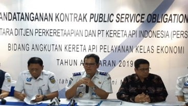 Alokasi Subsidi PSO Kereta Api Ekonomi Naik 4,5%