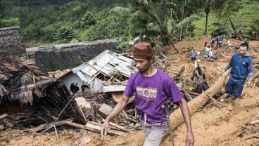 Pencarian Korban Longsor Sukabumi Dihentikan Lebih Awal