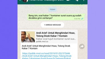 Ribut Tujuh Kontainer Surat Suara Dicoblos, Cuitan Andi Arief di Twitter Dihapus