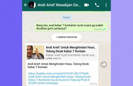 Ribut Tujuh Kontainer Surat Suara Dicoblos, Cuitan Andi Arief di Twitter Dihapus
