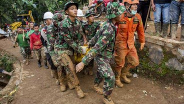 Longsor Sukabumi: Korban Tewas ke-32 Ditemukan, Tinggal Seorang yang belum Ditemukan