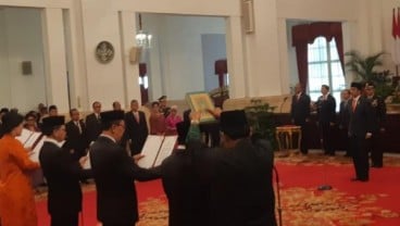 Presiden Jokowi Saksikan Pengucapan Sumpah Anggota LPSK