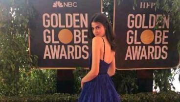 Bukan Aktris, Gadis Cantik Ini Jadi Viral di Golden Globes 2019 