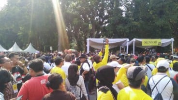 Naik Sepeda, Jokowi Hadiri Acara Deklarasi Dukungan Politik Alumni UI