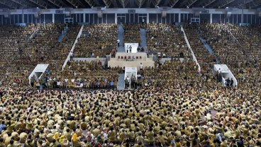 Suasana Pertemuan Presiden Jokowi dengan Perangkat Desa