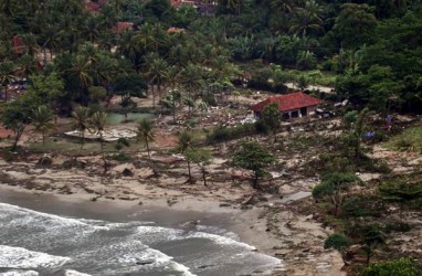 Rumah Rusak di Pandeglang Akibat Tsunami 1.033 Unit