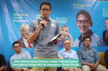 Sebut Prabowo Presiden 2019, Sandiaga Uno: Wis Wayahe Kita Bangun Optimisme