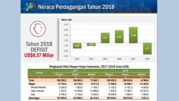 Defisit Perdagangan USS$8,57 Miliar, Terbesar dalam Sejarah Ekonomi Indonesia