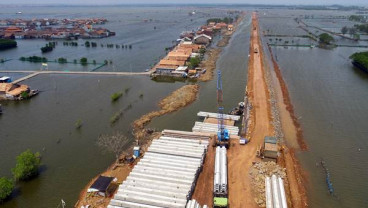 Pembangunan Tanggul Rob di Pekalongan