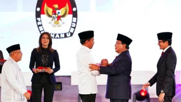 DEBAT CAPRES 2019: Prabowo Diskak Hoaks Ratna Sarumpaet, Amien Rais Emosi Bilang Jokowi Petugas Partai