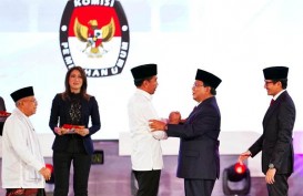 DEBAT CAPRES 2019: Prabowo Diskak Hoaks Ratna Sarumpaet, Amien Rais Emosi Bilang Jokowi Petugas Partai