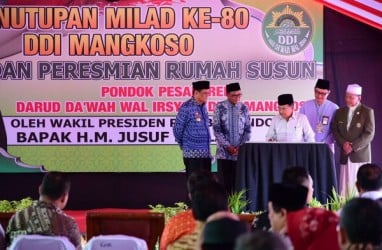 Jusuf Kalla Resmikan Rumah Susun Pondok Pesantren di Barru Sulsel