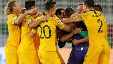 Menang Adu Penalti, Australia Berpeluang Pertahankan Gelar Piala Asia