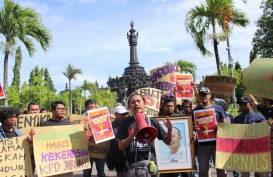 Solidaritas Jurnalis Bali Gelar Aksi Damai Tolak Remisi Pembunuh Wartawan