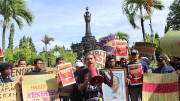 Solidaritas Jurnalis Bali Gelar Aksi Damai Tolak Remisi Pembunuh Wartawan