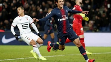 Cavani Cetak 2 Gol, PSG Makin Mantap di Pucuk Klasemen Liga Prancis