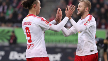 Hasil Bundesliga, Leipzig Gasak Dusseldorf 4 Gol
