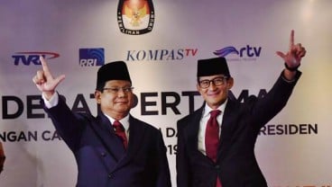 Nama Prabowo-Sandi Dongkrak Elektabilitas Para Caleg