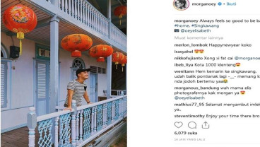 Morgan Oey Rayakan Tahun Baru China, Imlek, di Singkawang