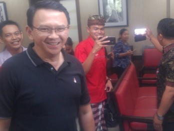 Sambangi Kantor PDIP Bali, Ahok Bilang Cuma Main Saja