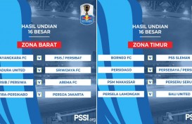 Undian 16 Besar Piala Indonesia: Madura United vs SFC, PSM vs Perseru, Bali United vs Persela