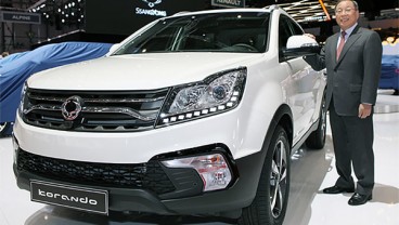 Ssangyong Uji Sistem Swakemudi SUV Korando