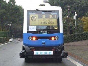 China Jajal Bus Nirawak 5G di Chongqing