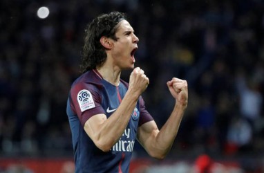 Hasil Liga Prancis: Cavani Cetak Gol Kemenangan PSG, Lalu Cedera