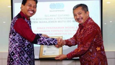 Sucofindo Beri Sertifikat DPMPTSP Kalimantan Selatan