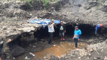 Lubang di Sungai Kuning Kalasan Muncul Bukan Pertama Kali