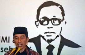Jokowi Hadiri Acara Makan Malam Bersama di Rakernas PHRI