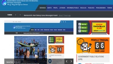 Kemenkominfo Minta Maaf Situs Web Kominfo.go.id Sempat Down 