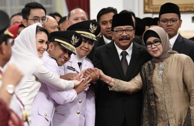 Pelantikan Khofifah, Kesan Arumi Bachsin & Pesan Iriana Jokowi 