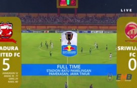 Piala Indonesia: Madura United vs Sriwijaya FC Skor Akhir 5-0, Ini Live Streamingnya
