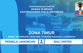 Piala Indonesia: Persela vs Bali United Kick-off 19.00 WIB. Ini Live Streamingnya
